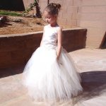 Special Flower Girl Dress - Floor-Length Ruched with Sash Lace-up