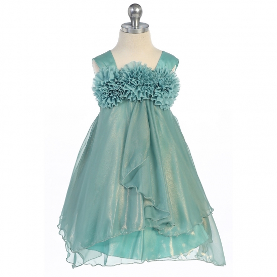 New Arrival Spaghetti Straps Flower Girl Dress/Birthday Girl Dress - Click Image to Close