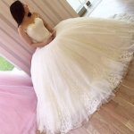 Chic Ball Gown Wedding Dress - Sweetheart Sleeveless Appliques Floor-Length