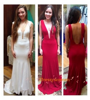 Sexy Hot Sale Open Back Long Chiffon prom dress / Evening Dress SAPD-90091