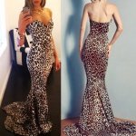 Sexy Long Prom Dress - Sweetheart Mermaid with Leopard