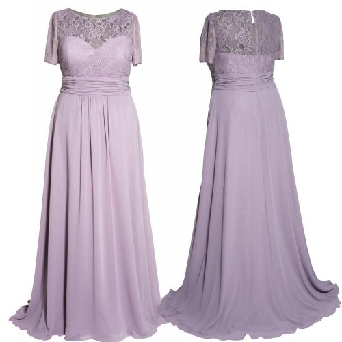 New Arrival Long Mother of the Bride Dresses Plus Size Short Sleeves