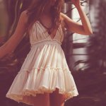 A-Line Halter Backless Ivory Tulle Homecoming Dress