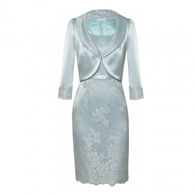 High Quality Appliques Sash Mother of the Bride Dresses with Jacket
