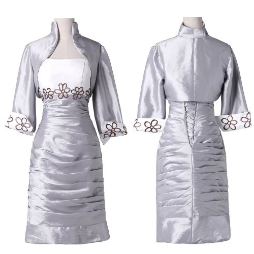 Elegant Sheath Mother of the Bride Dresses with Jacket
