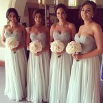 New Arrival Plus Size Floor Length Bridesmaid Dress with Lace