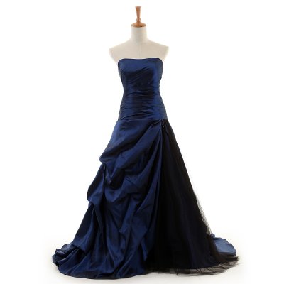 Ball Gown Quinceanera Strapless Modern Style Taffeta Evening Dresses TAED-30458 with Beading