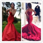 Elegant Long Prom/Evening Dress - Mermaid Satin Gown for Women