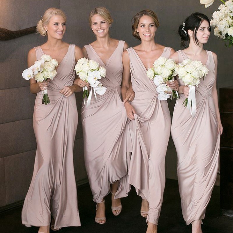 bridesmaid satin